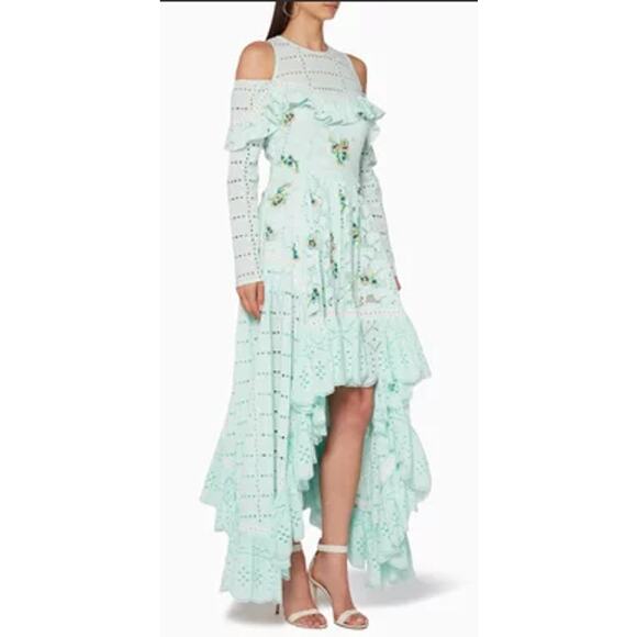 HEMANT & NANDITA Sea-Green Ally Dress. Size Xsmall - Picture 1 of 3